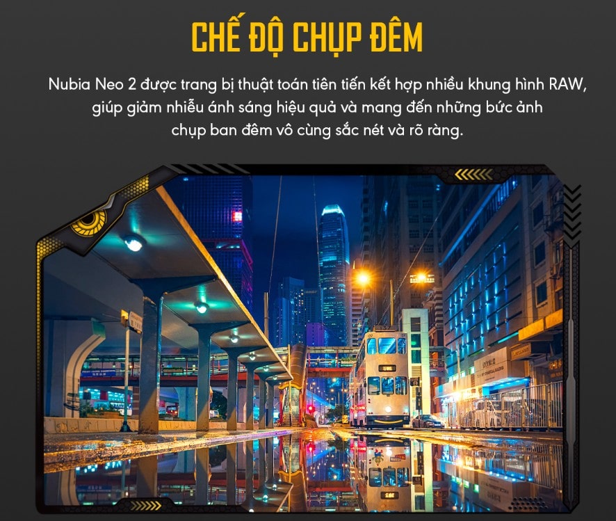 Điện Thoại ZTE Nubia Neo 2 5G chụp đêm