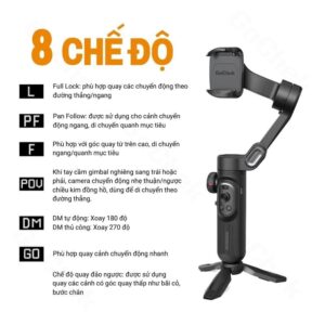Gimbal GoChek Huntex G5 có 8 chế độ