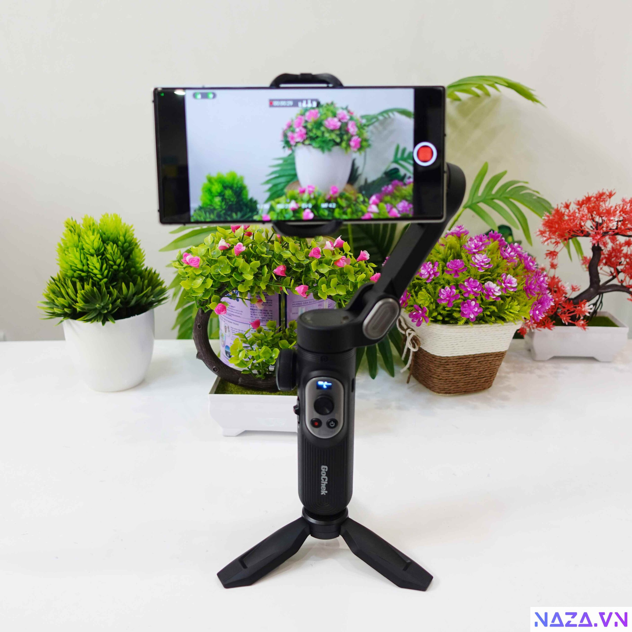 Gimbal GoChek Huntex G5 ngang