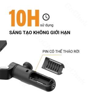 Gimbal GoChek Huntex G5 pin tháo lắp