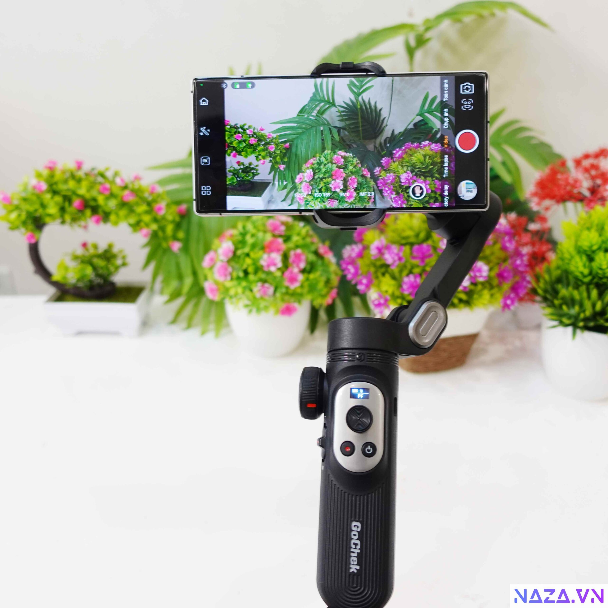 Gimbal GoChek Huntex G5 trên tay