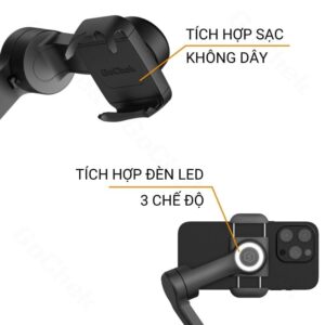 Gimbal GoChek Huntex G5 xạc không dây và đèn leb