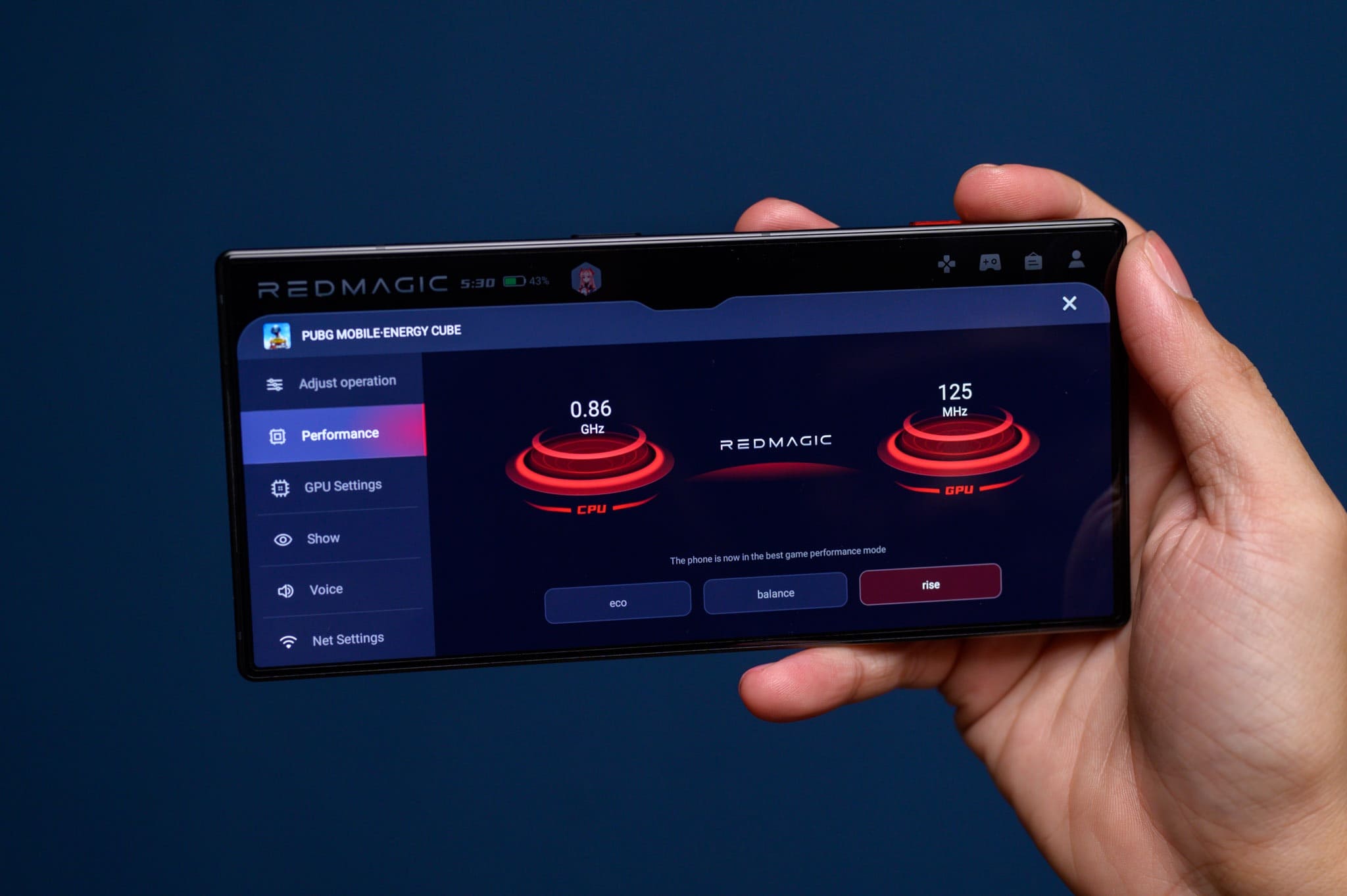 Nubia Red Magic 8S Pro Plus 5G màn hình