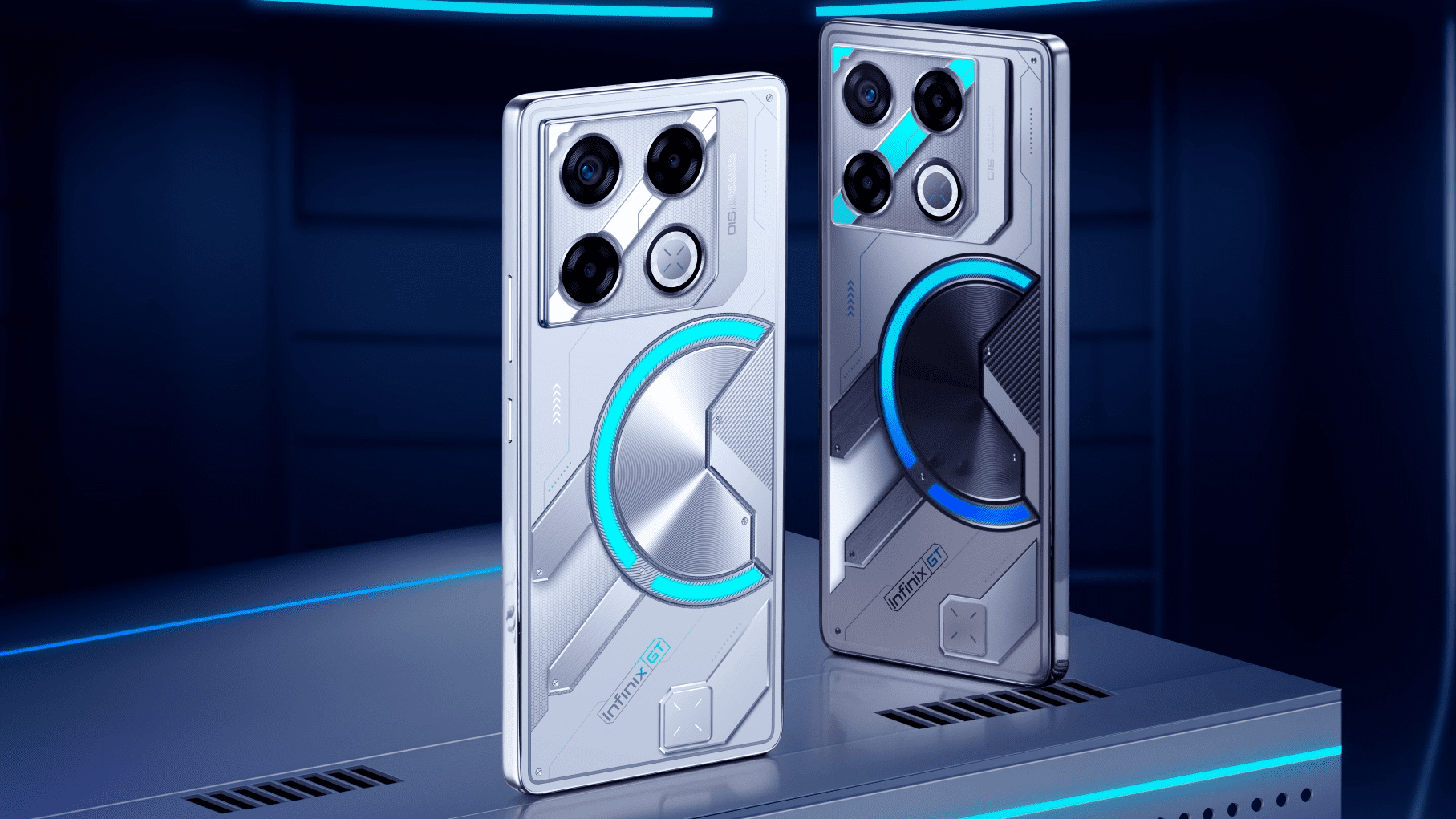 Điện Thoại Infinix GT 20 Pro New Fullbox trang vơi xanh