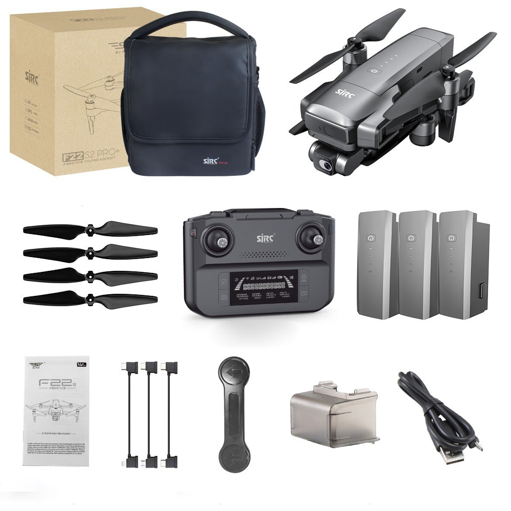 Flycam F22 S2 Pro+ New Fullbox 28 Flycam F22 S2 Pro phiên bản 3 pin