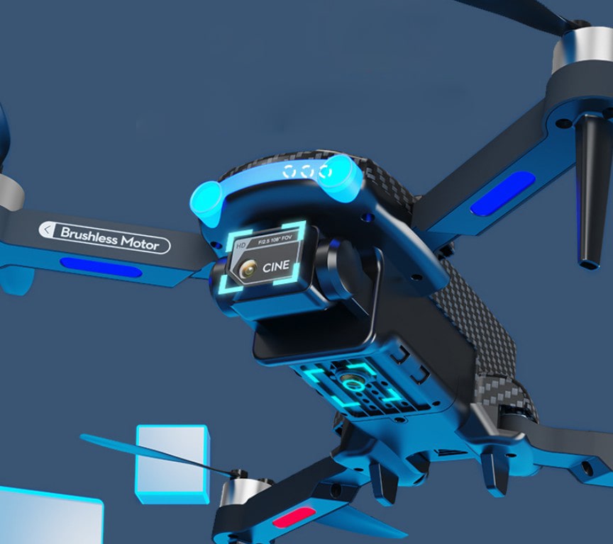 Flycam K996 Max New Fullbox 19 Flycam K996 max trang bị 2 camera