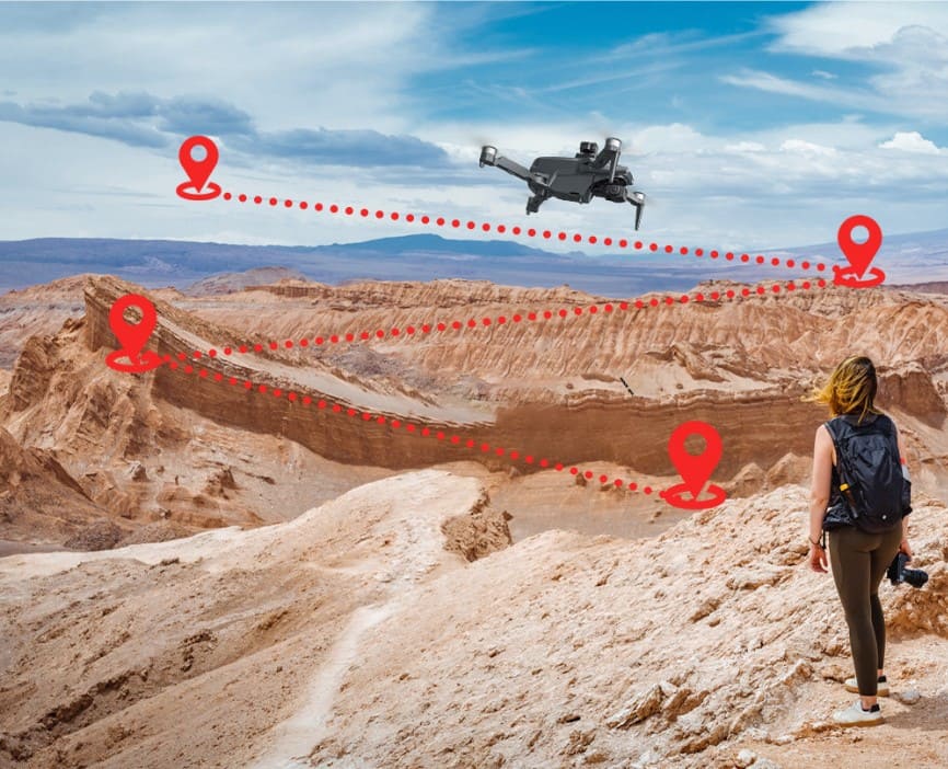 Flycam L600 Pro Max bay theo lộ trình