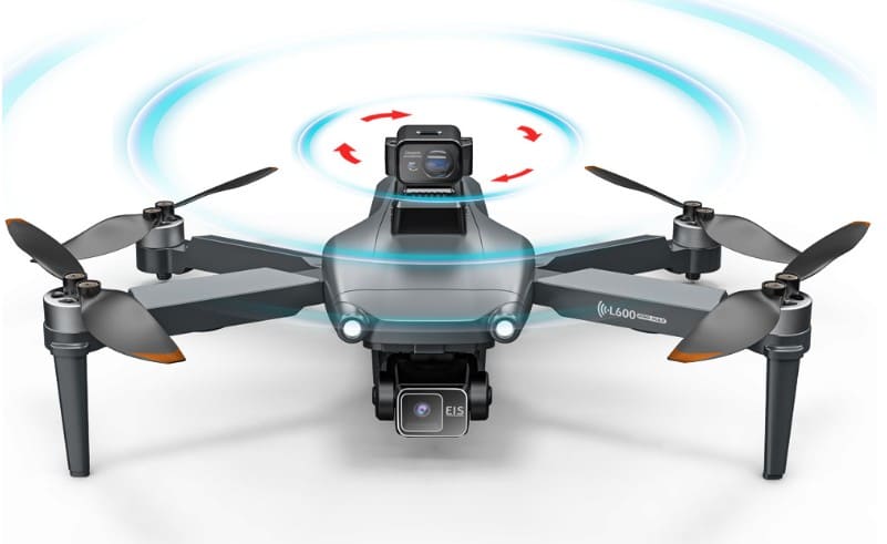 Flycam L600 Pro Max cảm biến va chạm trên không