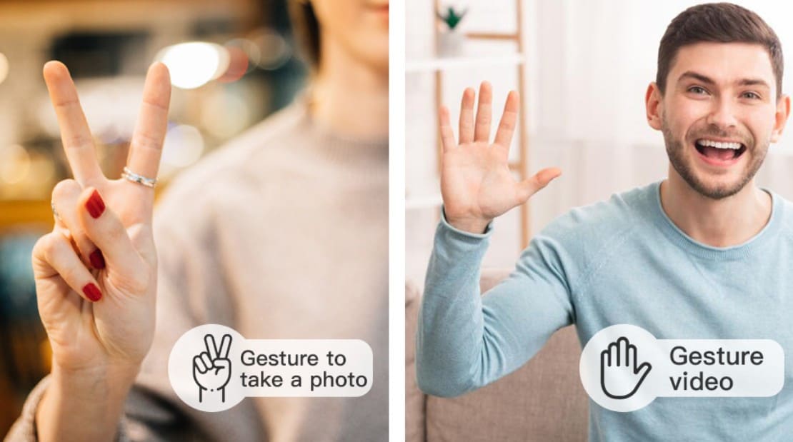 Flycam L600 Pro Max chụp ảnh bằng cử chỉ