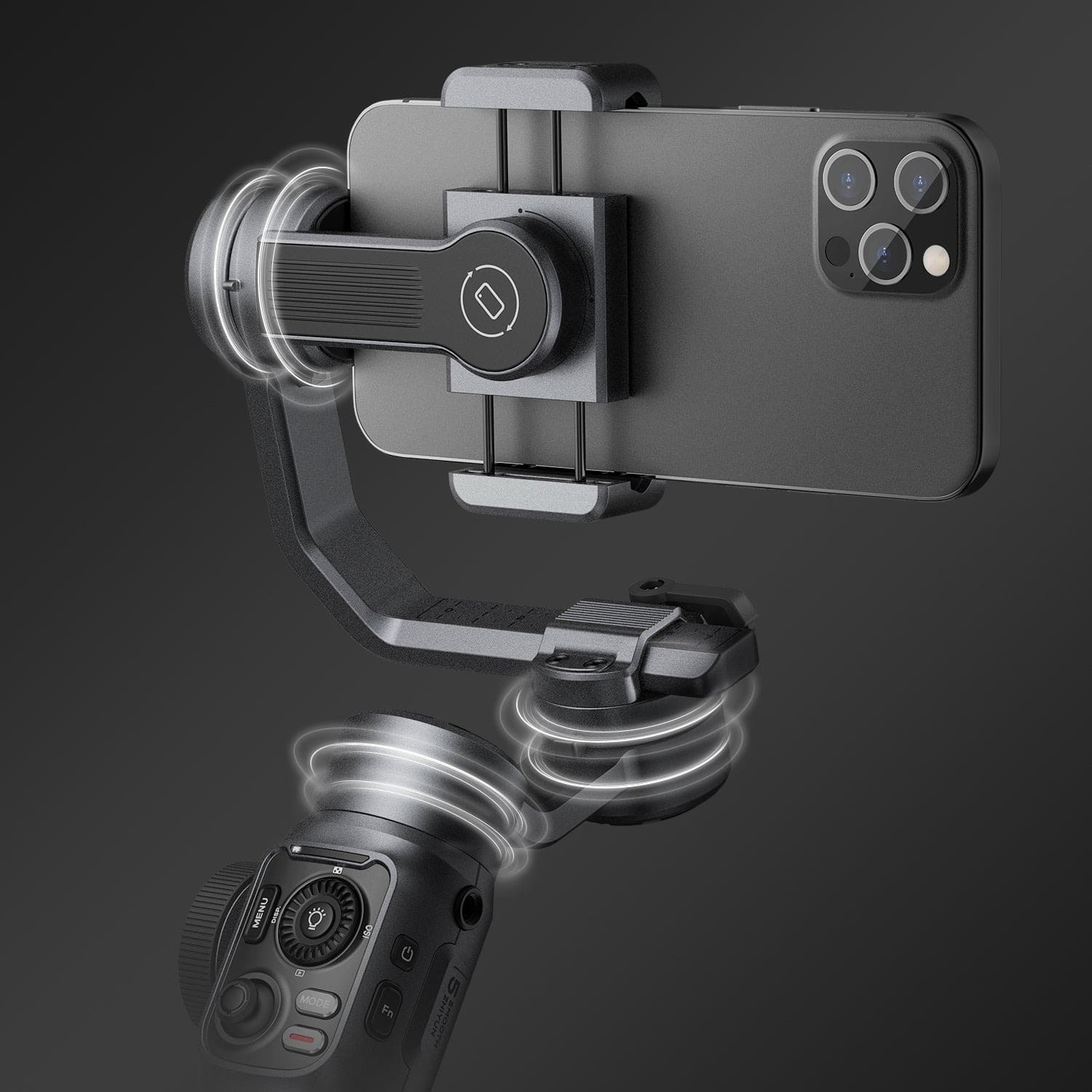 Gimbal Zhiyun Smooth 5 New Fullbox 15 Gimbal Zhiyun Smooth 5 khớp 3 trục