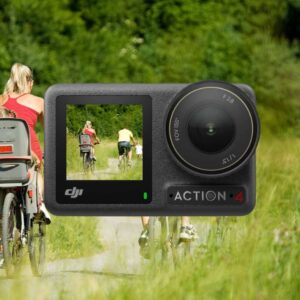 DJI Action 4 Chính Hãng Fullbox 18 DJI Action 4 đạp xe