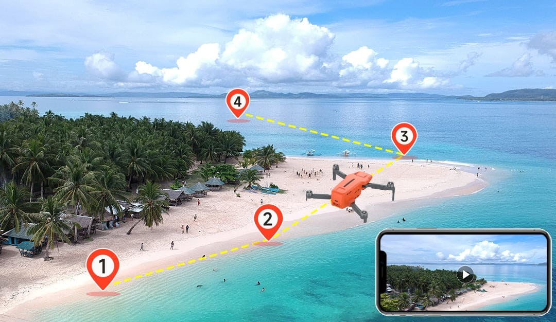 Flycam Fimi Mini 3 New Fullbox 56 Fimi Mini 3 bay theo lộ trình