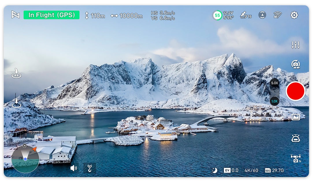 Flycam Fimi X8 TeLe New Fullbox 51 Fimi X8 Tele ứng dung navi