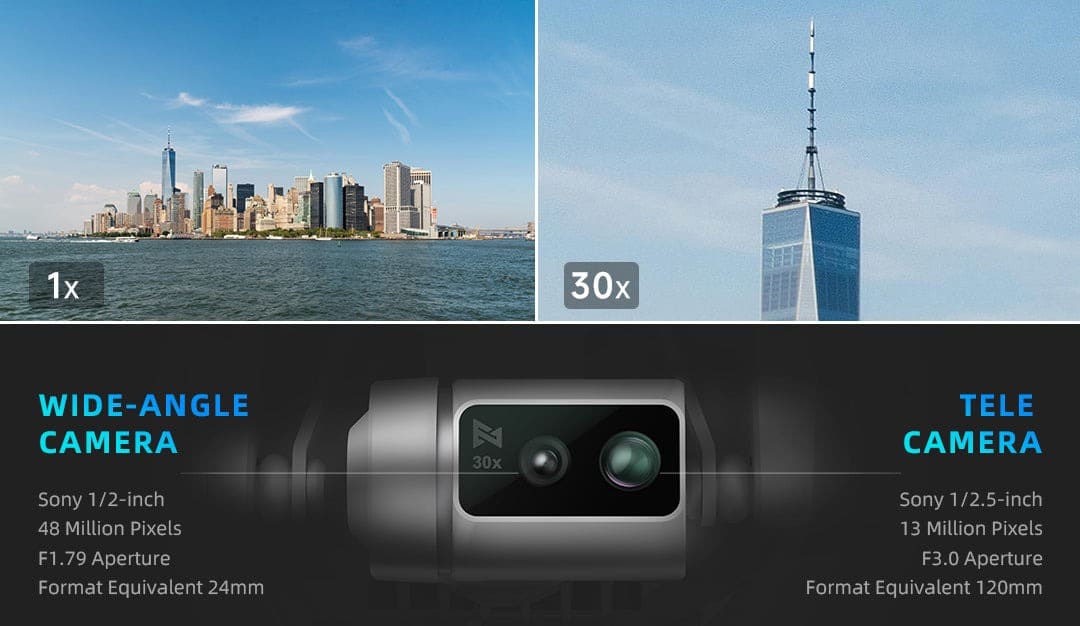 Flycam Fimi X8 TeLe New Fullbox 33 Fimi x8 tele Quay video 4K HDR