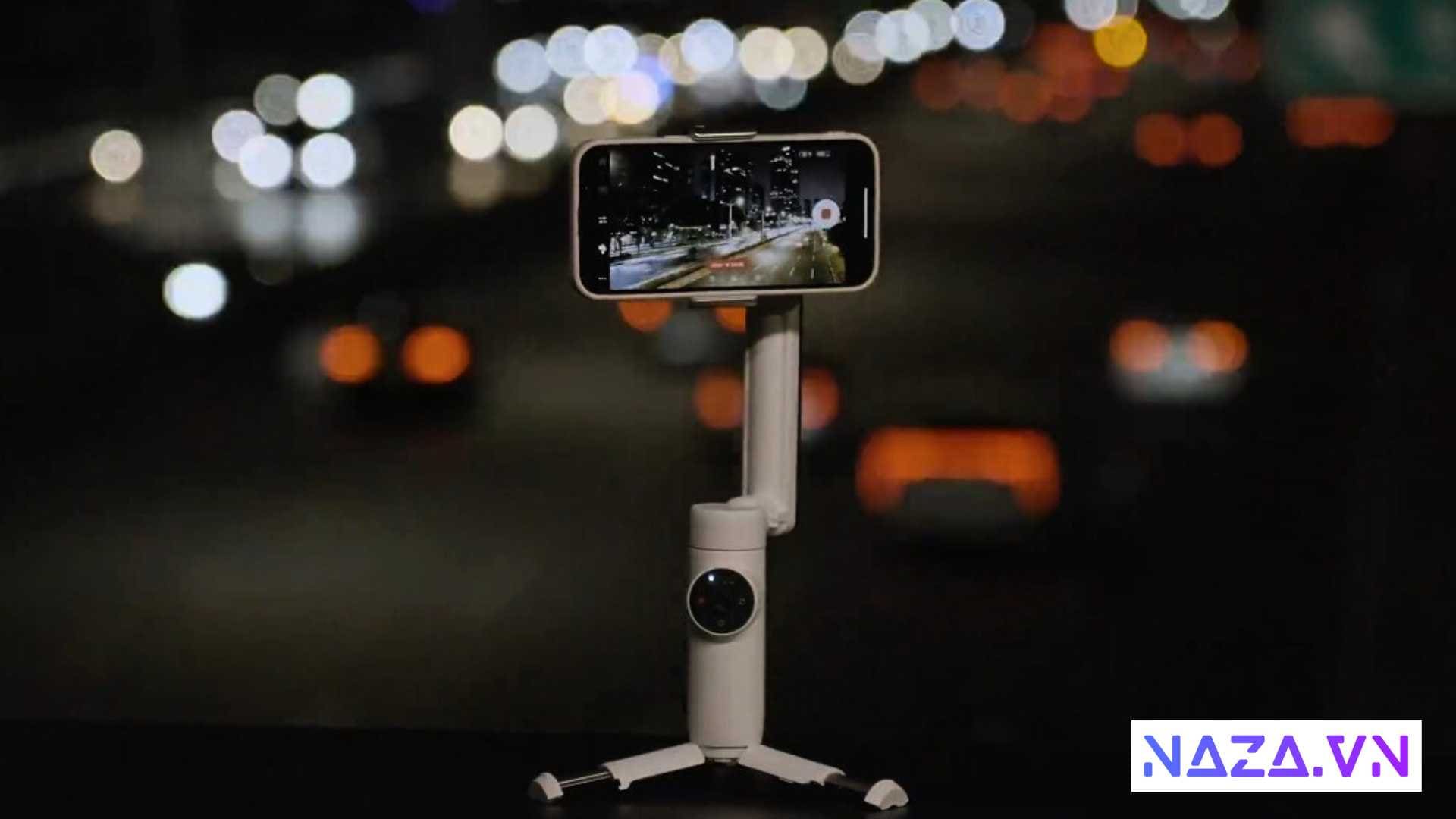 Gimbal Insta360 Flow New Fullbox 26 Gimbal Insta360 Flow quay đêm