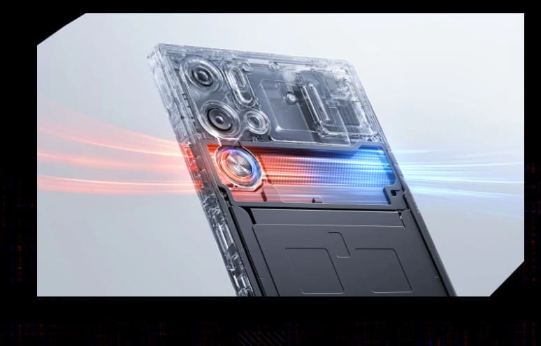 ZTE Nubia 9S Pro Plus black tản nhiệt