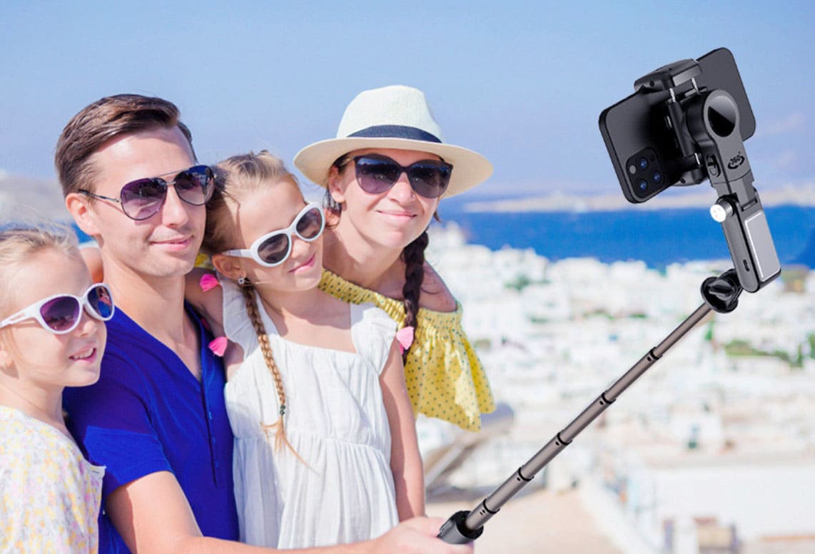 Gimbal Q18 Pro Chính Hãng Fullbox 33 Gimbal Q18 Pro chụp ảnh tự sướng