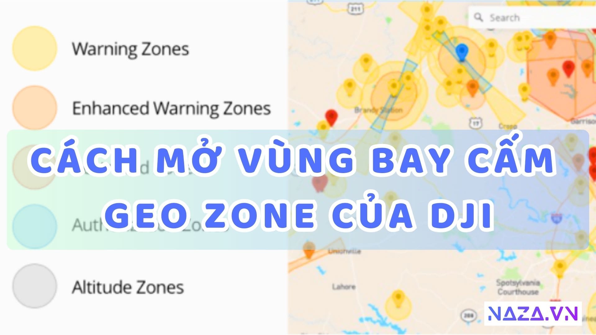 Hướng dẫn cách mở vùng bay cấm GEO ZONE của DJI