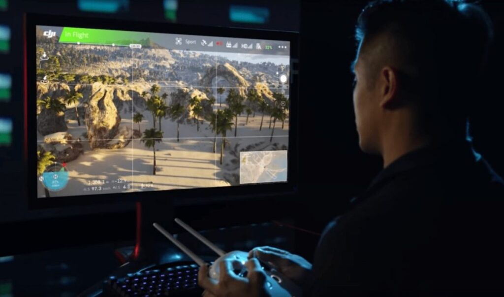 Phần mềm giả lập bay Flycam trên điện thoại - DJI Flight Simulator 9 Phần mềm giả lập bay Flycam trên điện thoại