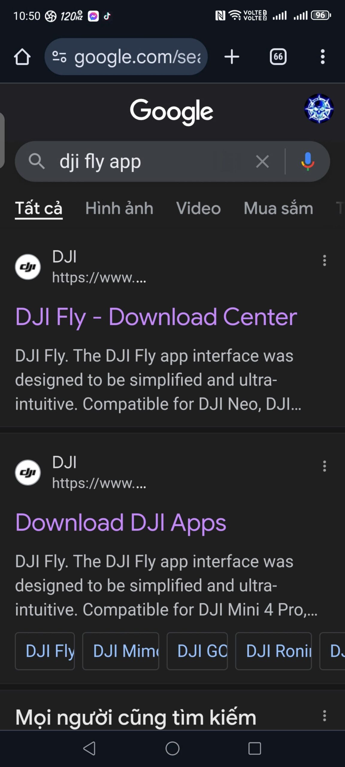 tải dji fly cho android tìm kiếm
